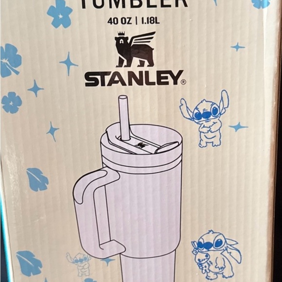 New Stitch Engraved Custom Stanley Pink with Straw and Special Box Tumbler - Picture 10 of 10